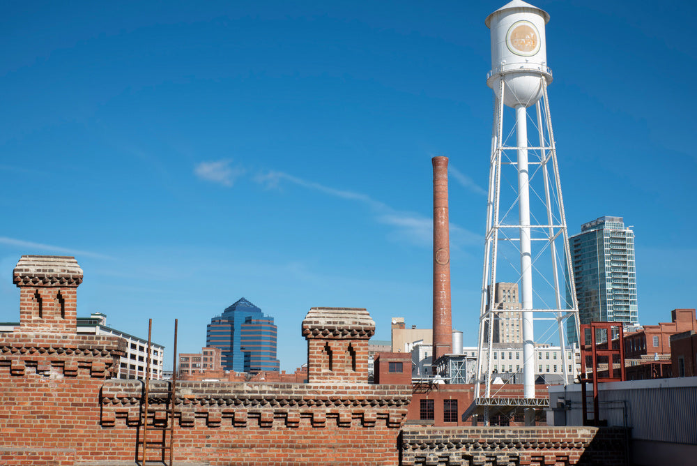 durham nc tobacco district About Our Campus Looking Towards Downtown Durham, North