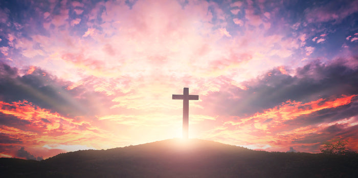 The Cross Symbol Of Christian And Jesus Christ Wall Mural