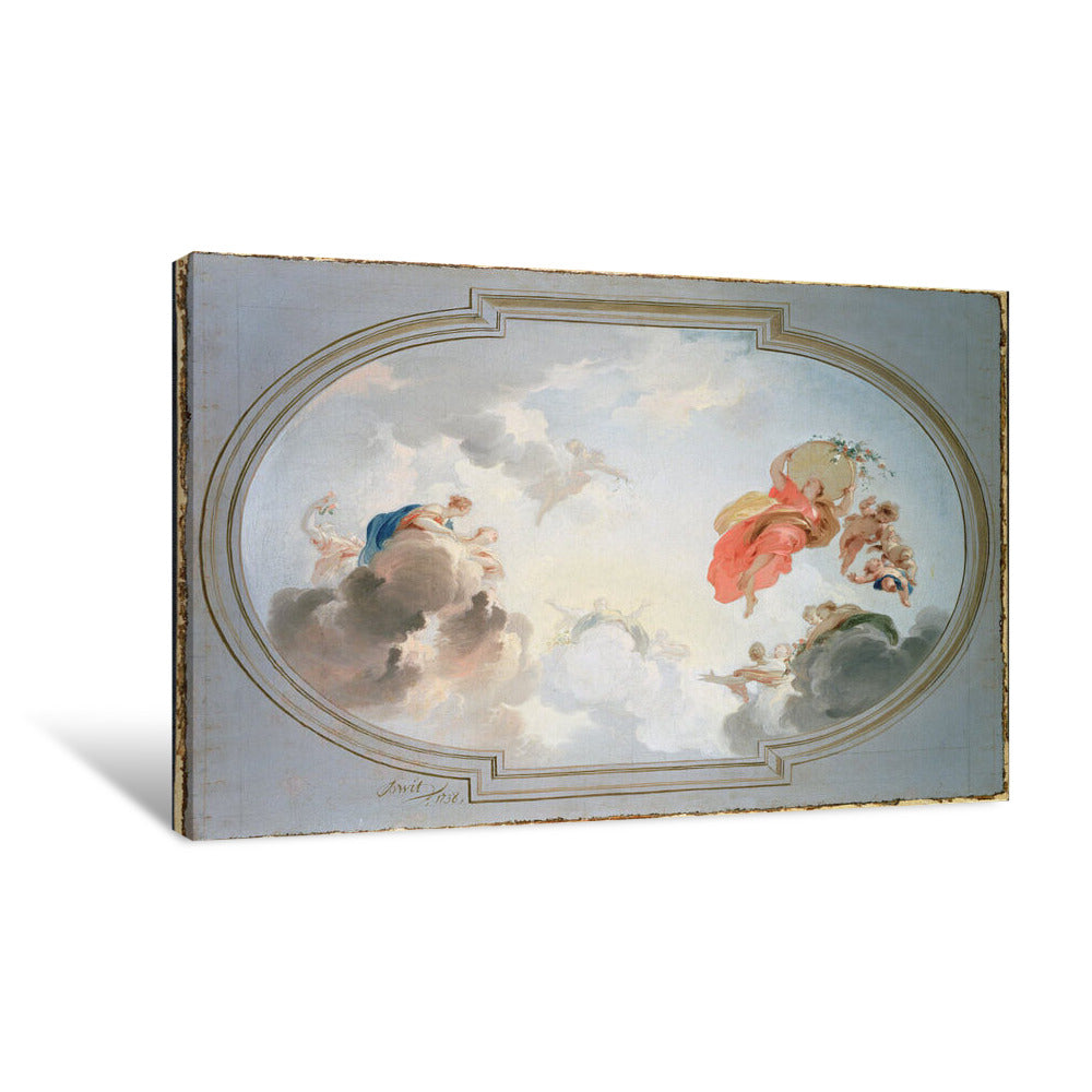 Apotheosis of Flora Canvas Print