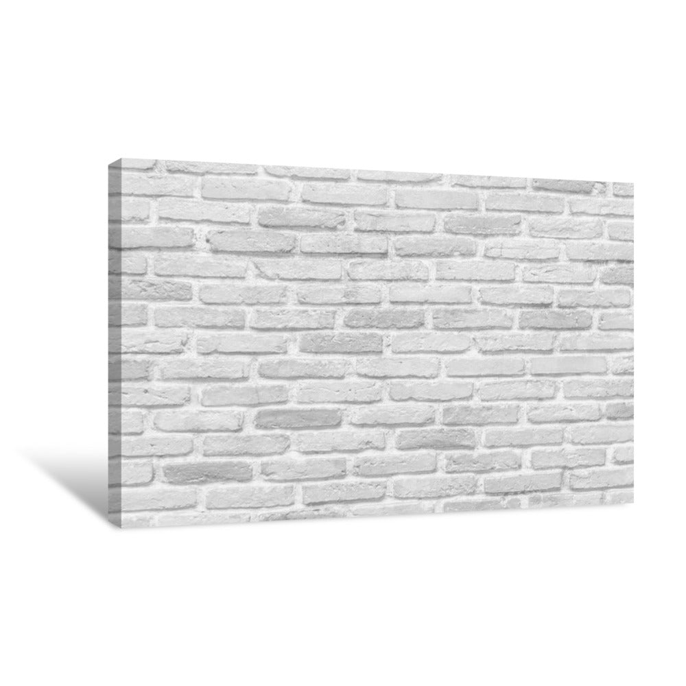 White Brick Wall Texture Design Empty White Brick Background For Prese