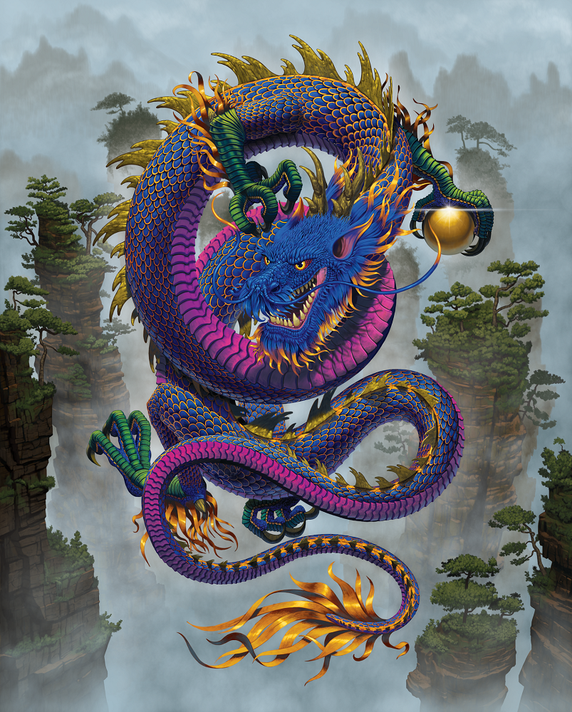 Good Fortune Dragon Wall Mural by Vincent Hie Questions & Answers