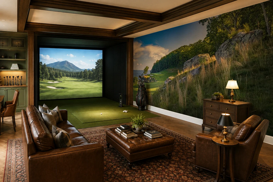 Golf Simulator Room Ideas: Bring the Course Home With Wall Murals