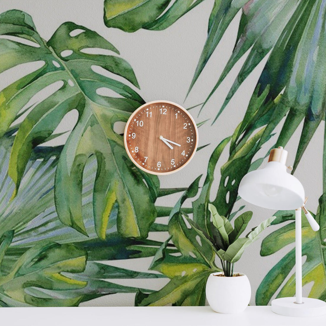 10 Banana Leaf Wall Mural and Wallpaper Ideas