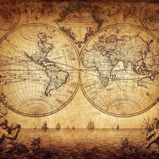 Our Favorite World Map Wallpaper Ideas