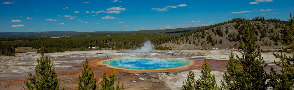 Grand Prismatic Spring Panorama Wall Mural