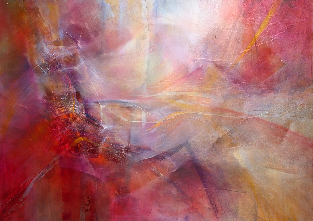 Poetry of Light - Floating Forms Wall Mural by Annette Schmucker
