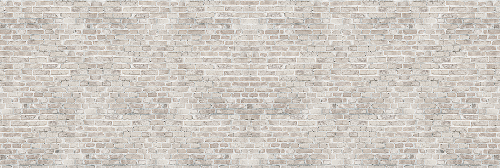 Vintage White Wash Brick Wall Mural