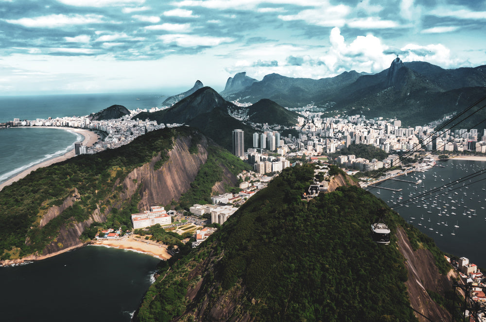 Rio From The Pau De Acucar Wall Mural