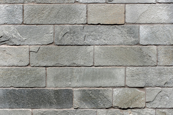 Closed Up Grey Brick Wall Texture Architectural Material Construction