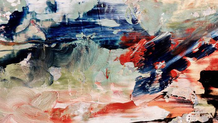 Colorful Abstract Painting Background Color Texture Intensive Multicol