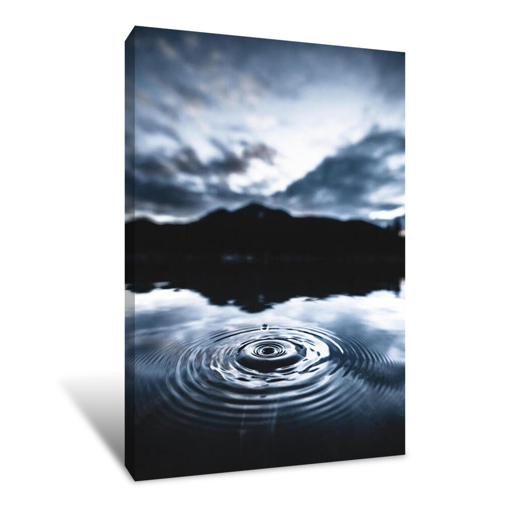 Blue Drop Canvas Print