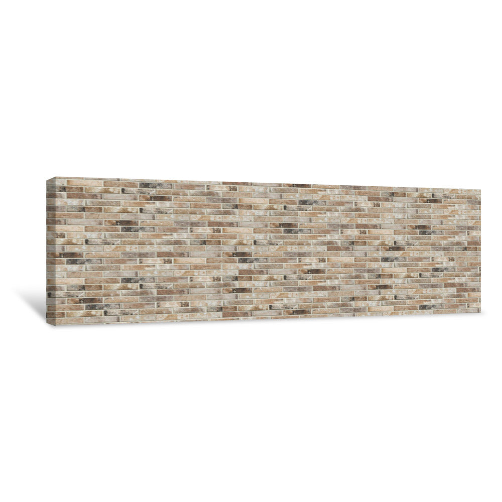 Long Wide Old Dirty Red Brick Wall Texture Background Horizontal Panor