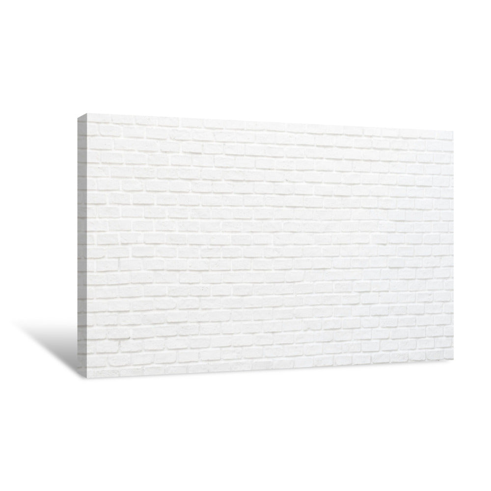 White Brick Wall Texture Background For Stone Tile Block Painted In Gr