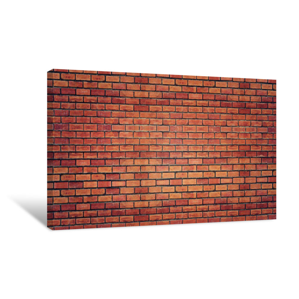 Red Brick Wall Texture For Background Canvas Print