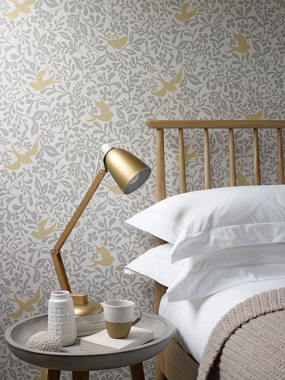 Gorgeous Wallpaper Ideas For Single Or Master Bedroom Wall Designs Blog ...